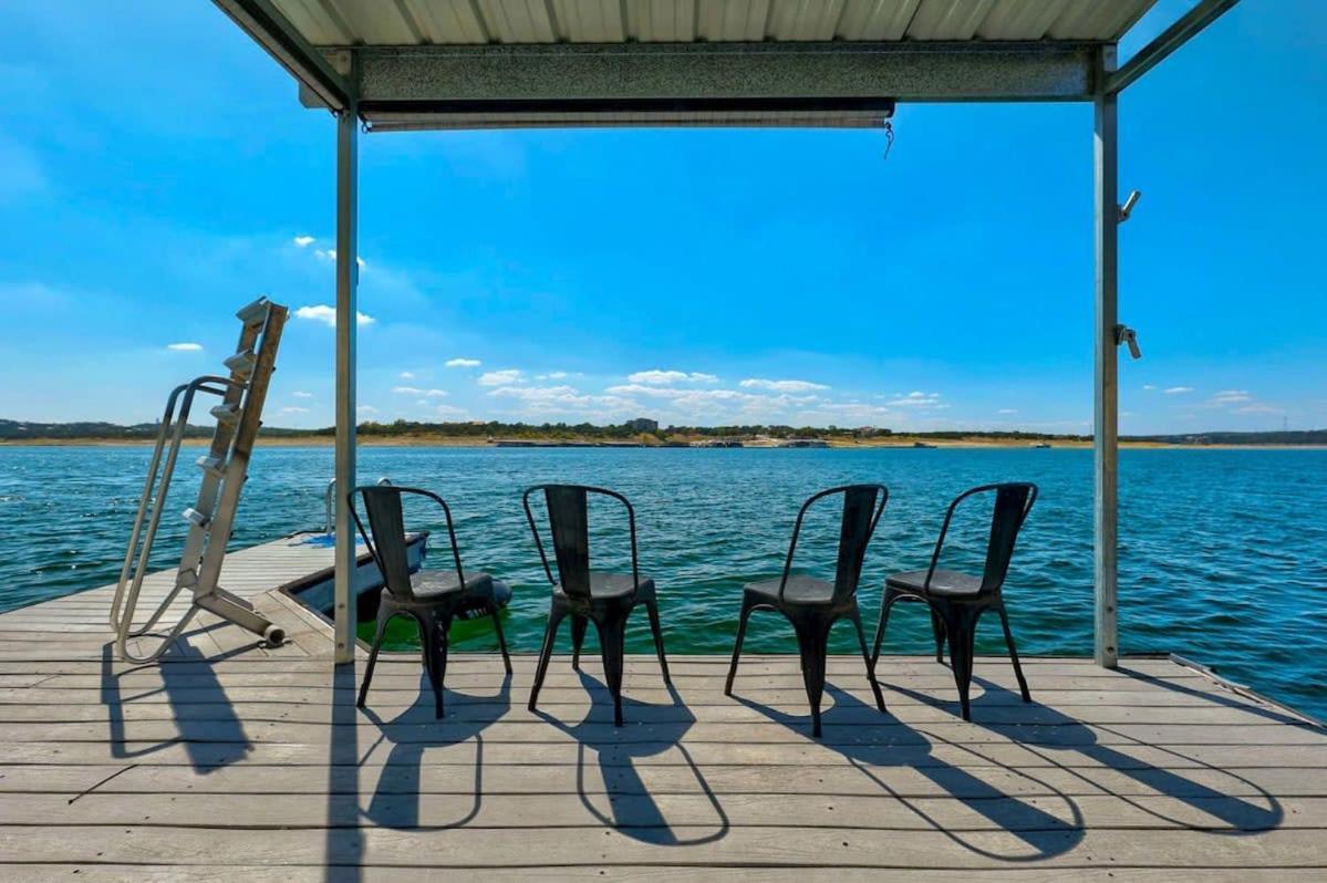 Atlantis On Lake Travis Pool Hot Tub Dock Villa Leander Eksteriør bilde