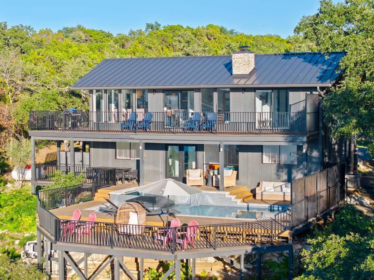 Atlantis On Lake Travis Pool Hot Tub Dock Villa Leander Eksteriør bilde