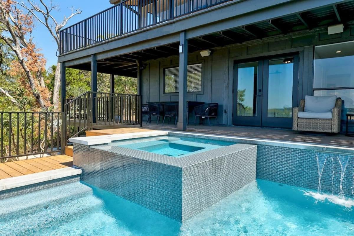 Atlantis On Lake Travis Pool Hot Tub Dock Villa Leander Eksteriør bilde