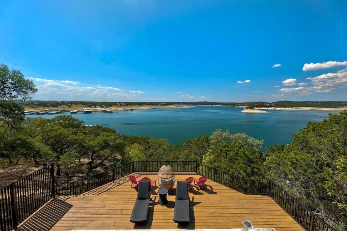 Atlantis On Lake Travis Pool Hot Tub Dock Villa Leander Eksteriør bilde