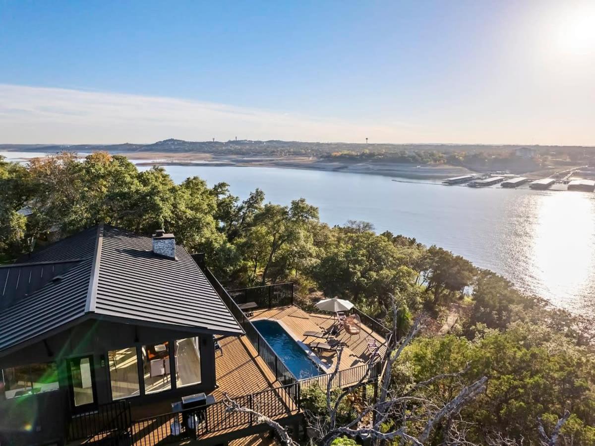 Atlantis On Lake Travis Pool Hot Tub Dock Villa Leander Eksteriør bilde