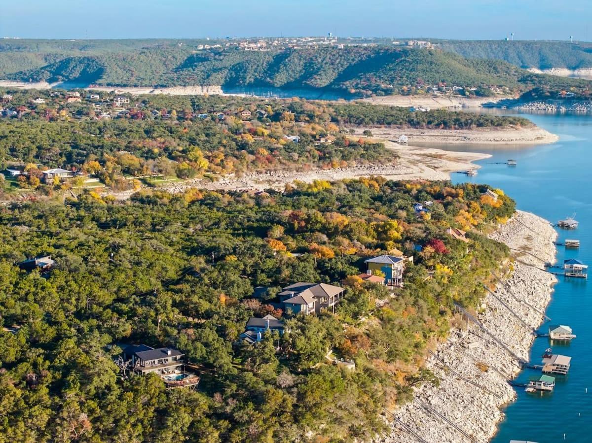 Atlantis On Lake Travis Pool Hot Tub Dock Villa Leander Eksteriør bilde